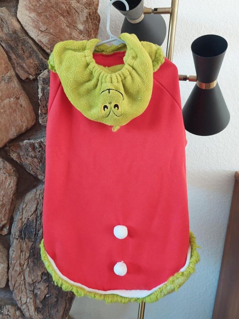 BARK Dr Seuss The Grinch Grouchy Slouchy Dog Costume Hat Set Size XL